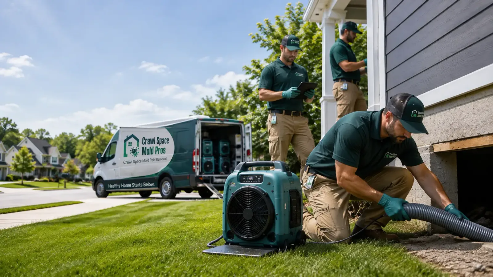 Crawl Space Mold Removal in Jackson, OH